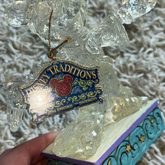 Disney Traditions Jim Shore Ice Bright Sorcerer Mickey Illuminated Figure Works - Picture 11 of 14